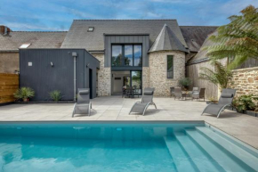 Le Logis de la Pierre Bleue - Maison avec piscine